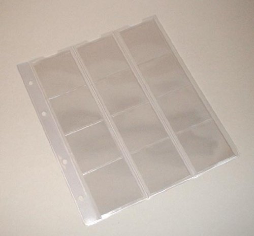 5 Prophila feuilles numismatiques, 12 compartim...