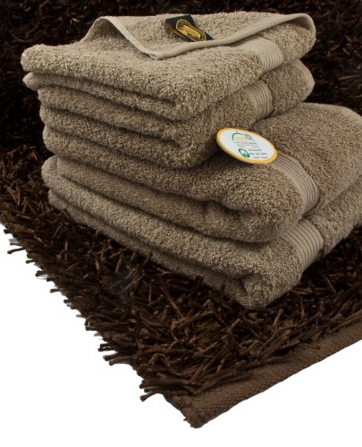 Élégant ensemble de bain beige composé de 2 ser...