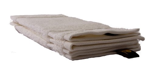 Lot de 4 essuies-mains beige clair 30x30 cm , 1...