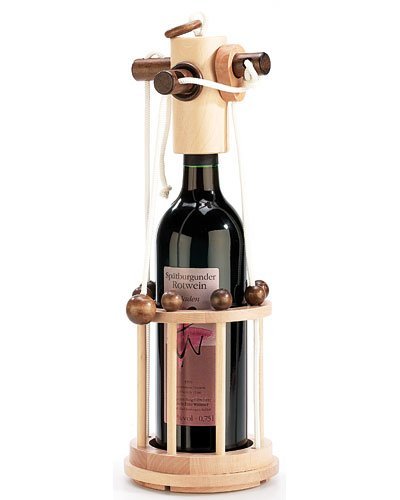 Casse-tête en bois pour bouteille - version moy...