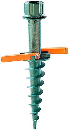 Pied de parasol à visser