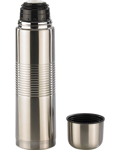 Bouteille isotherme en inox + gobelet - Grande 1 L