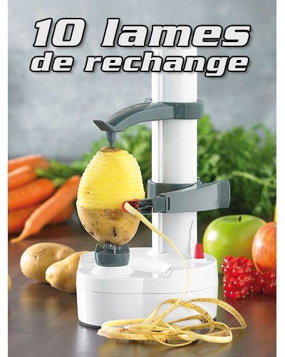 10 Lames de remplacement pour éplucheur électrique