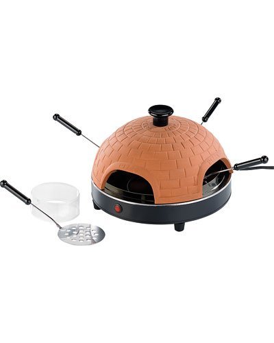 Cucina Dimodena Four à pizza avec couvercle en terre cuite - 4 personnes code EAN 4022107172653 