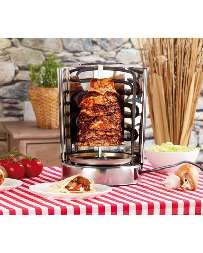 Grill vertical pour kebab et brochettes