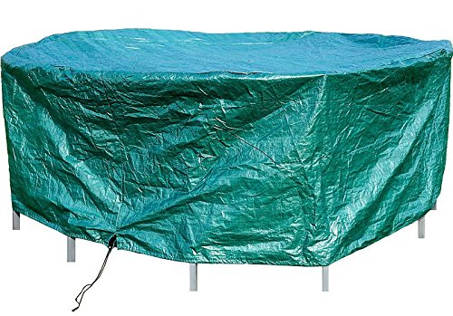 Bâche de protection pour meuble de jardin rond