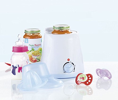 CyBaby Chauffe-biberon / chauffe-repas pour bébé, avec presse-agrumes 4022107228374 (4022107228374)