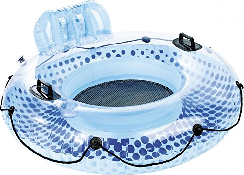 Bouée gonflable avec dossier et support pour bo...