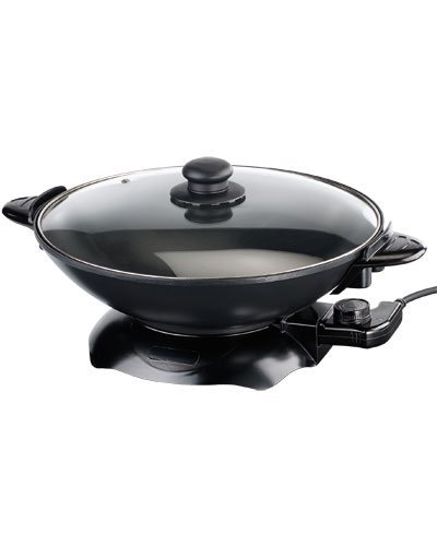 Rosenstein & Söhne Wok électrique avec thermostat et revêtement antiadhésif code EAN 4022107265768 