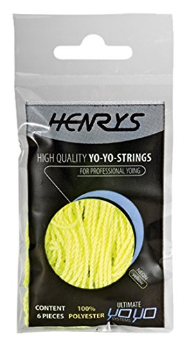 Ficelle Yoyo x6 Fluo "Jaune" Henry's 4022507173465 Henrys