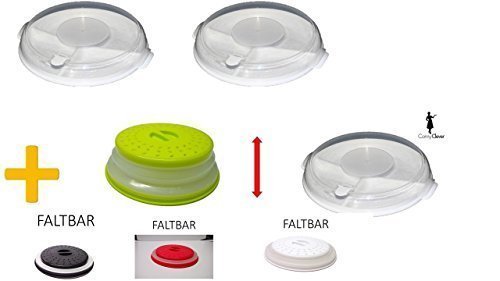 Assiette pour micro-ondes - 3 assiettes avec ch...