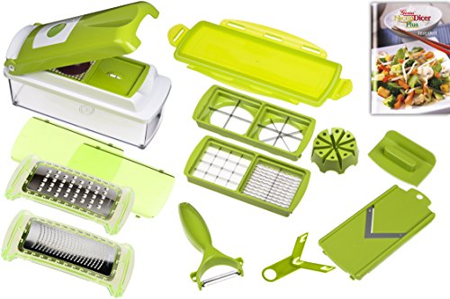 Nicer Dicer Plus Kit pour râper, découper et ha...