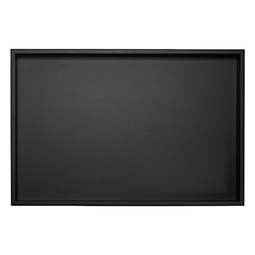 Plateau rectangulaire noir 24,5 x 32,5 cm moa -...