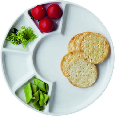 ASA Tapero tapa assiettes et assiettes à fondue env. ø 24,4 cm cm hauteur 2 cm code EAN 4024433331407 