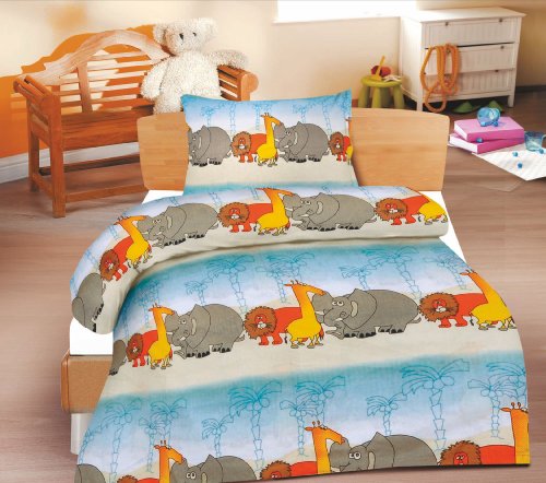 2 Pièces Linge de lit pour enfants Coton / Renf...