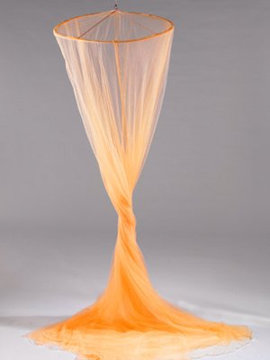 Baldaquin moustiquaire moustiquaire en orange avec portée de 12 m 4025139352116 Moskitonetz