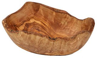 - bol casse-croûte naturel - bois d'olivier 12 cm