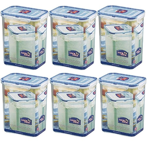 Lock&Lock Hpl 813S6 Lot De 6 Boîtes De Conserva...