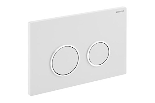 Geberit - 115.778.kh.1 - plaque de déclenchement sigma20 - synthétique - double touche - pour up320 - up720 - chromé brillant / chromé mat / chromé brillant code EAN 4025416931522 