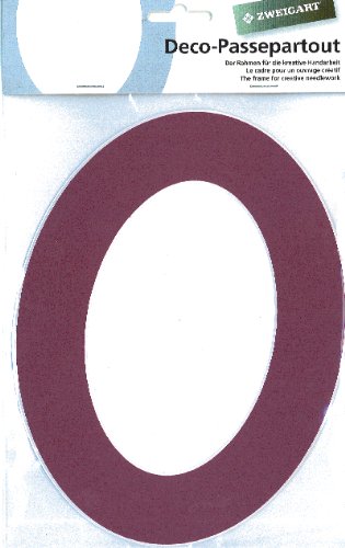 Zweigart Deco-passe-partout ovale ""-couleur :  94/bruyère 4025421465968 (4025421465968)