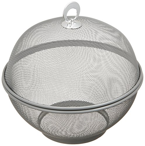 11449 como corbeille à fruits métal gris 26,5 x...