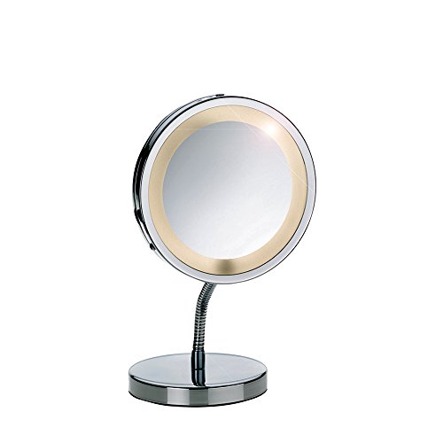 21496 miroir cosmétique sur pied avec lumière, ...