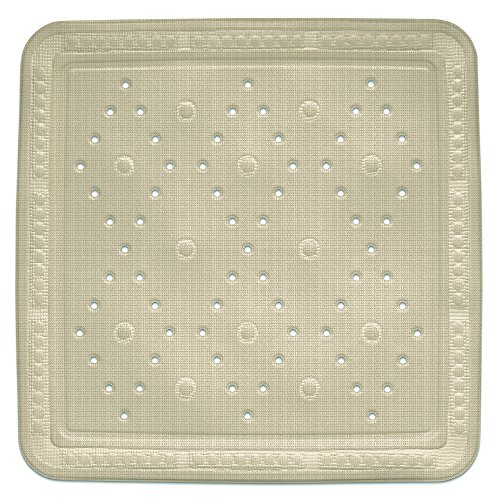 22364 kreta tapis de douche pvc beige 55 x 55 x...