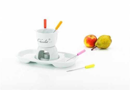 66398 service à fondue au chocolat, 4 personnes...