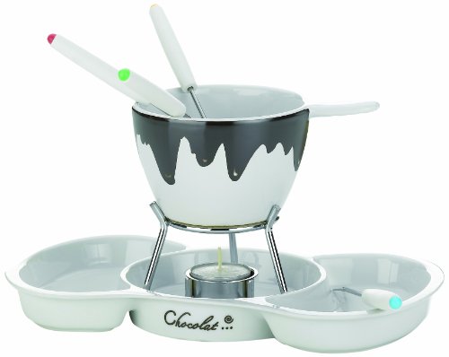 66487 service à fondue au chocolat, 4 personnes...