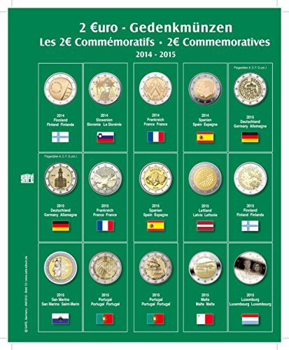 SAFE 7341-13 Premium Münzblatt für 2 Euro des J...