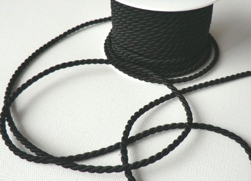 15 mètre 4mm corde: Noir