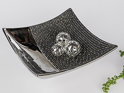 - assiette 100% déco - modèle black rope - 25 cm