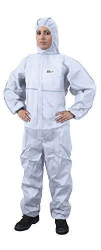 DS Safetywear Tector - Mono Protecteur avec capuche (antiquímicos, poussière, particules nucléaires, antistatique, classe 3, Type 5 et 6) code EAN 4025888176889 