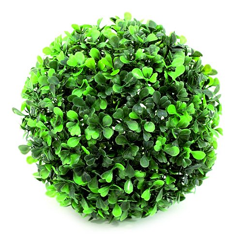61475 plante de décoration buis boule vert 20 cm