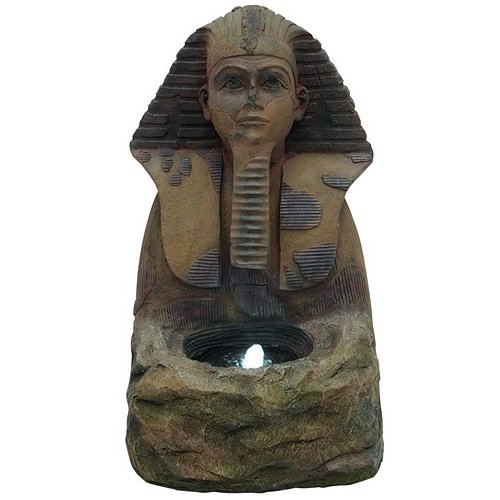 61571 fontaine sphinx marron