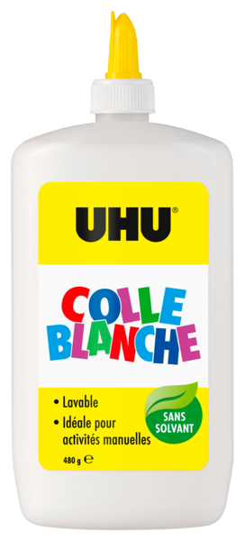 FLACON COLLE BLANCHE 480G 
UHU