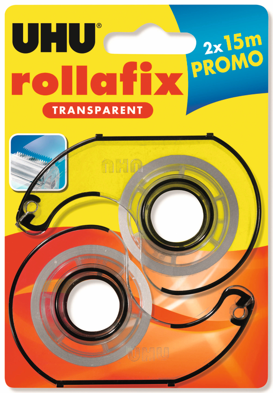 UHU LOT DE 2 DEVIDOIRS TRANSPARENT 15M UHU code EAN 4026700345605 