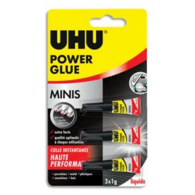  Colle UHU Power glue format liquide 3 x 1g code EAN 4026700346558 