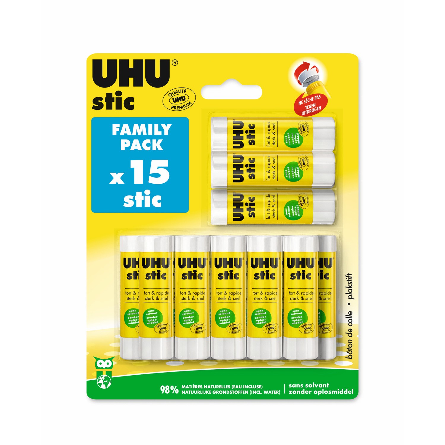 Bâtons de colle blanche 8,2g UHU