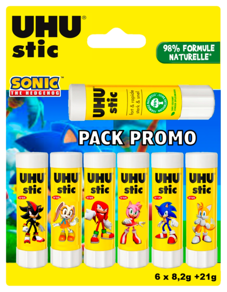  Lot De 6 Stick Colle Uhu code EAN 4026700366204 