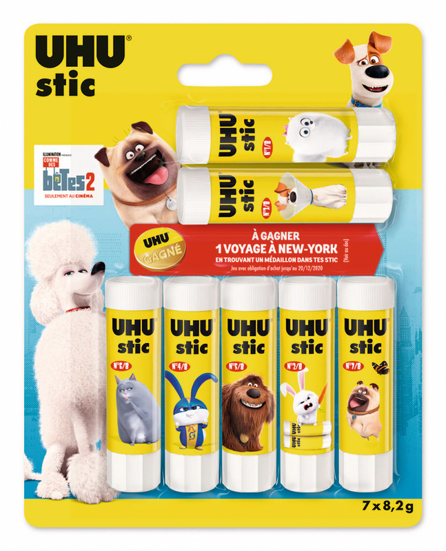 7 BÂTONS DE COLLE BLANCHE 