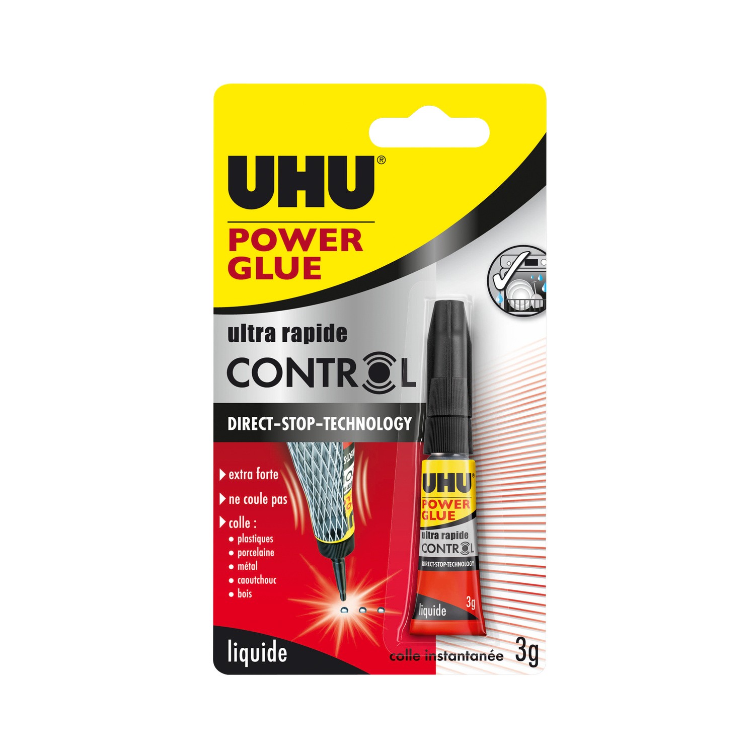 Glue power liquide control UHU