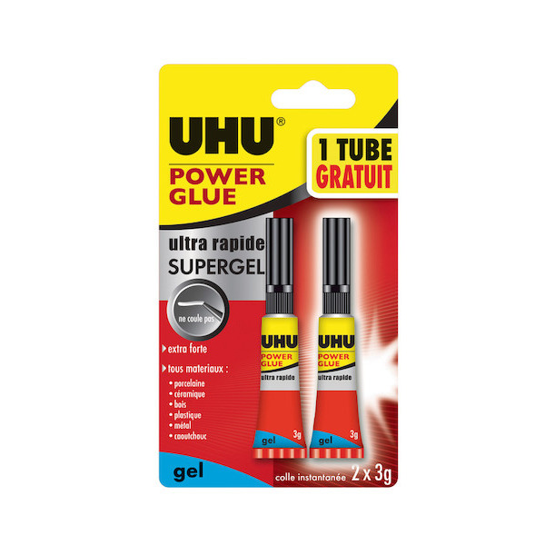 SUR LES COLLES ET PATAFIX DE BRICOLAGE DE MARQU...