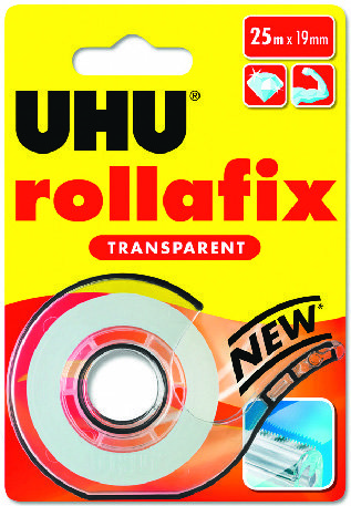 uhu0 DÉVIDOIR ROLLAFIX INVISIBLE OU TRANSPARENT code EAN 4026700369700 