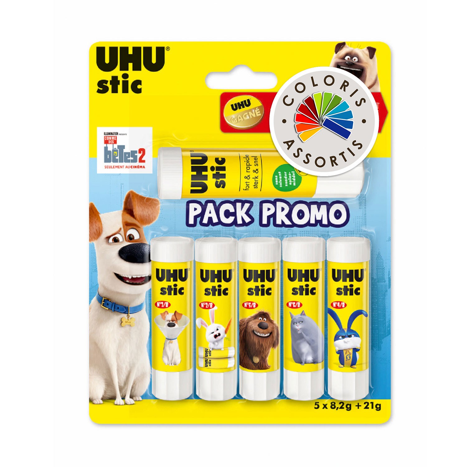 Bâtons de colle blanche x6 UHU