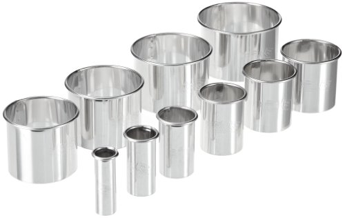 143364 emporte-pièces ronds et lisses set de 10...