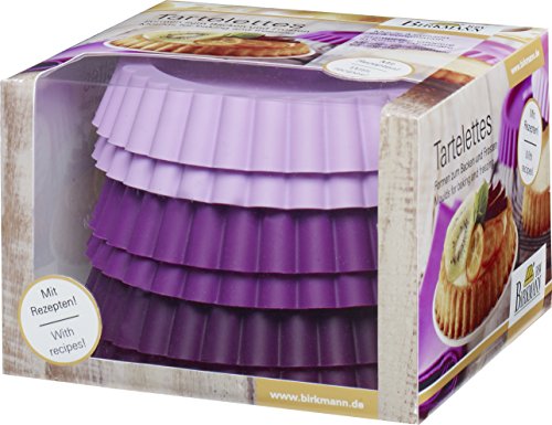 254107 tartelette 6 moules silicone violet 12 x...