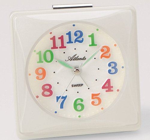 Réveil lecteur 1748-0 sans tic-tac-blanc