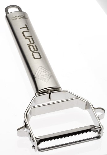 Turboprodukte Turbo eplucheur original, épluche-légumes, épluche-fruit, coupe fromage, inoxydable code EAN 4027045101420 