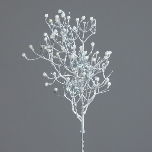 Perlenzweig branche gesteck couronne de l'avent...